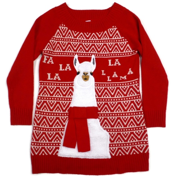 holiday time women's ugly christmas sweater dress